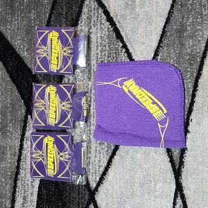 SPEEDWAY MOTORS BEVERAGE CAN COOLER KOOZIE SET-OF-3 & HAND TOWEL PRICE FIRM